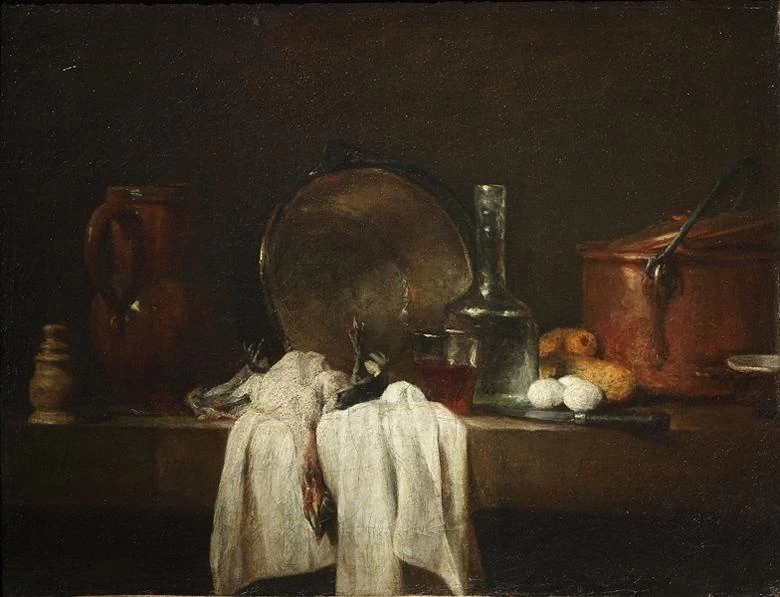 Jean Siméon Chardin - La tavola di cucina, Musée Thomas, Henry